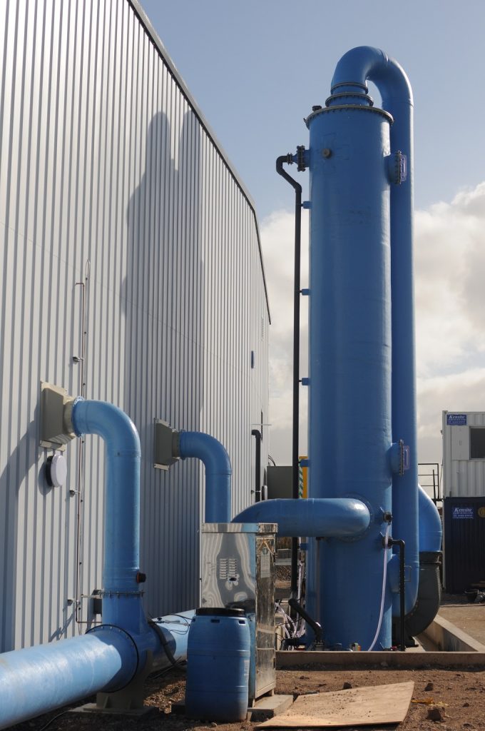 Odour Control Solutions Chemical Fume Scrubing Parsons UK