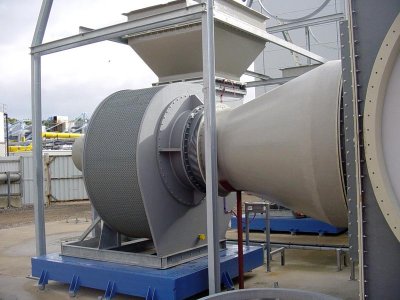 industrial fan for workplace ventilation